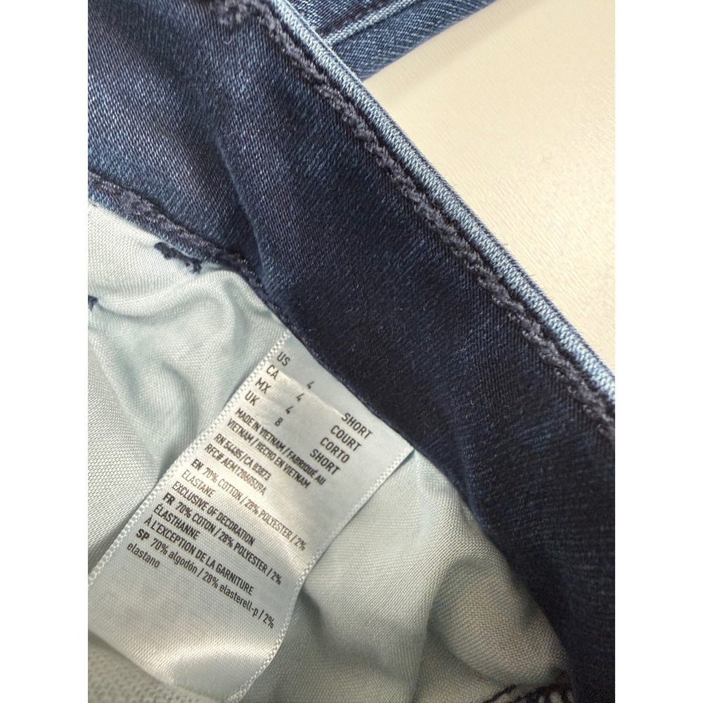 American Eagle Hi-Rise Jegging Crop Dark Super Stretch Jeans Womens 4 Short - Picture 4 of 8